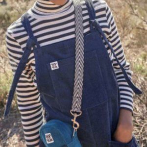 NWT Lucy & Yak Original Corduroy Dungarees - Sea Blue - Size 10 Regular
